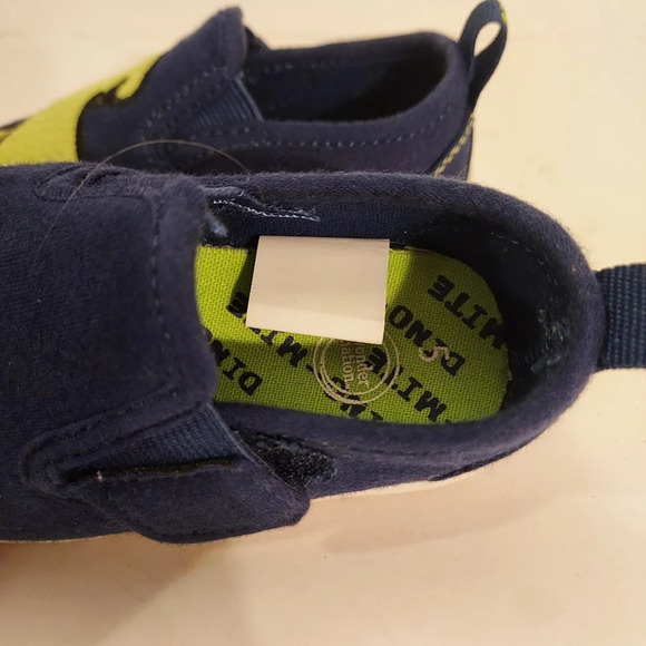 Wonder Nation Dino Mint Blue and Green Dinosaur Slip On Casual Shoes in Size 5 - Picture 7 of 9